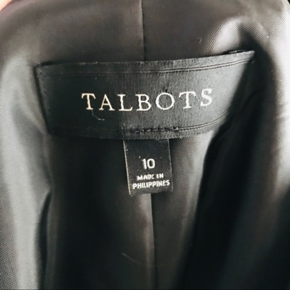 ⚠️SOLD⚠️ Talbots black wool blend blazer jacket - Picture 7 of 7
